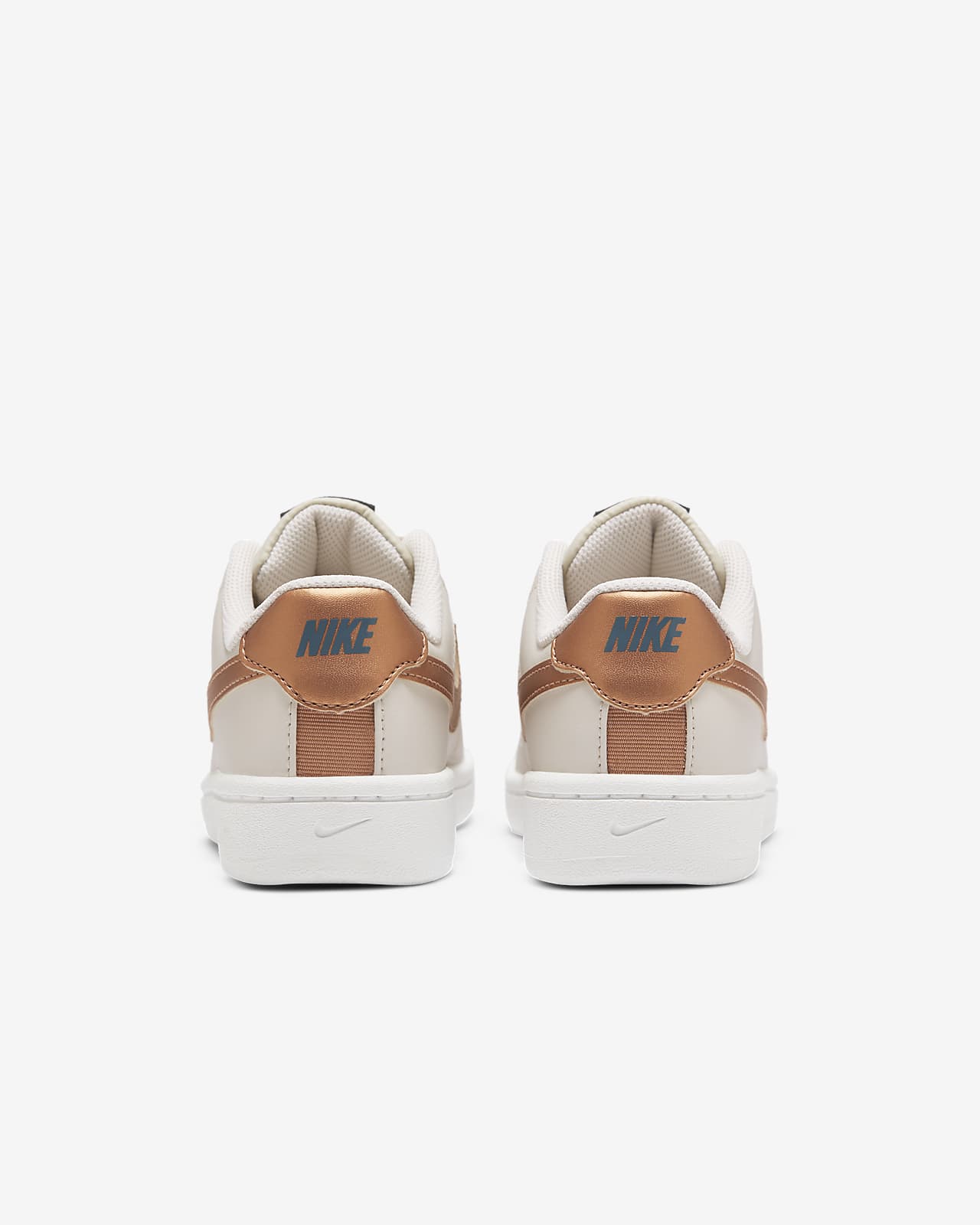 nike court royale white gold