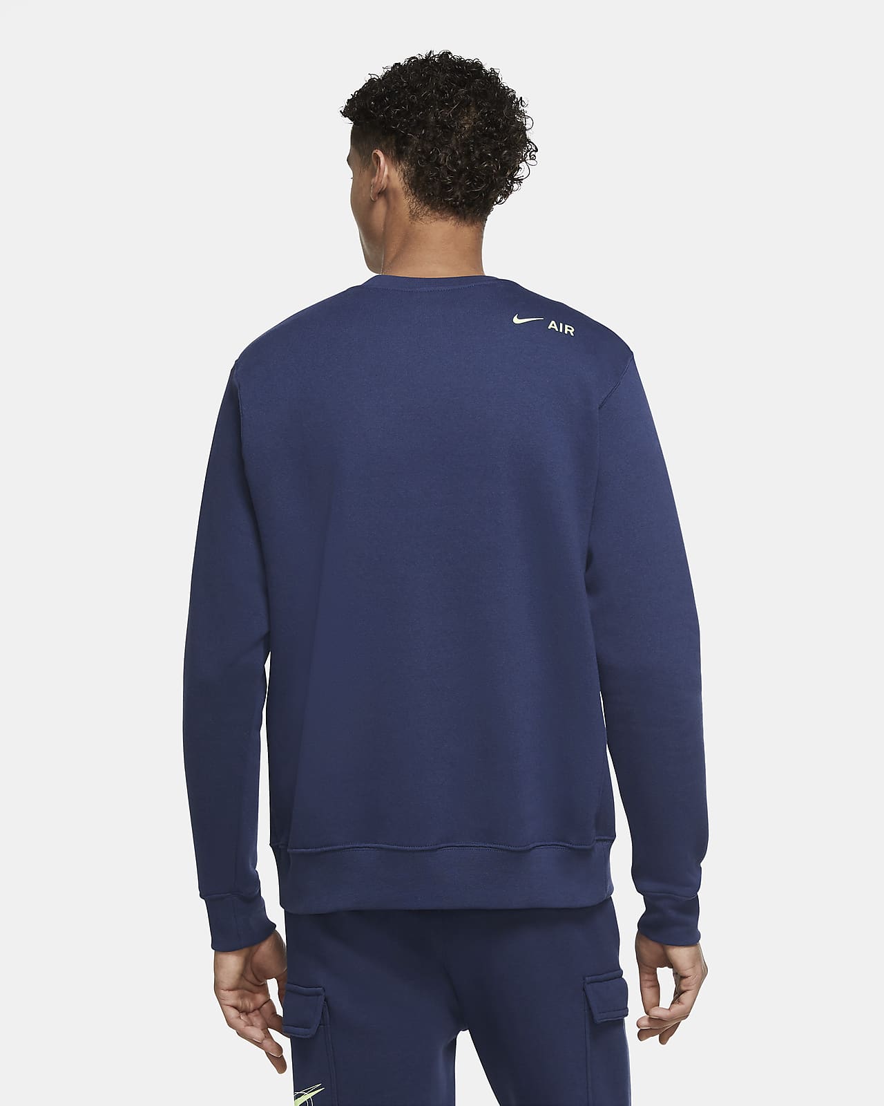 nike sportswear men's fleece crew