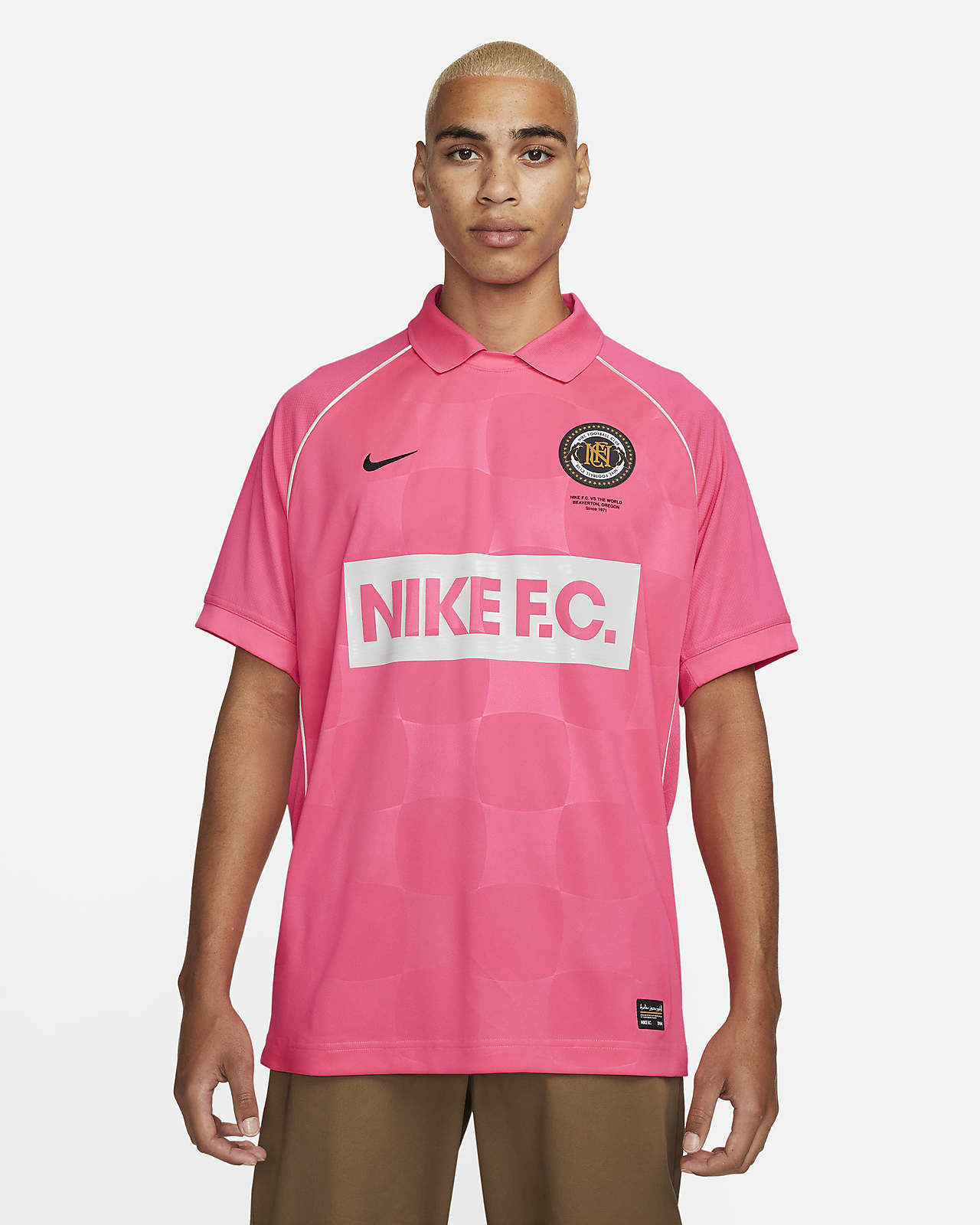 Nike Dri-FIT F.C. Voetbalshirt met korte mouwen voor heren. Nike BE