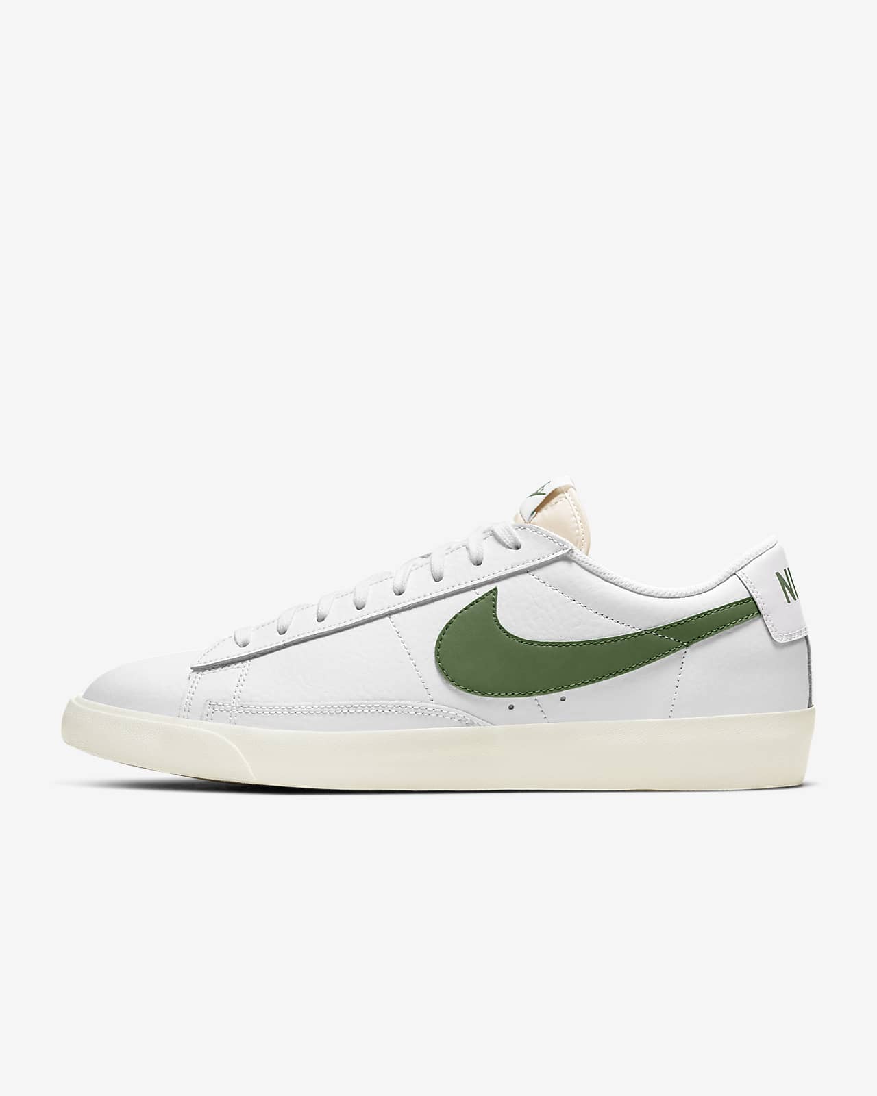nike mens white leather shoes