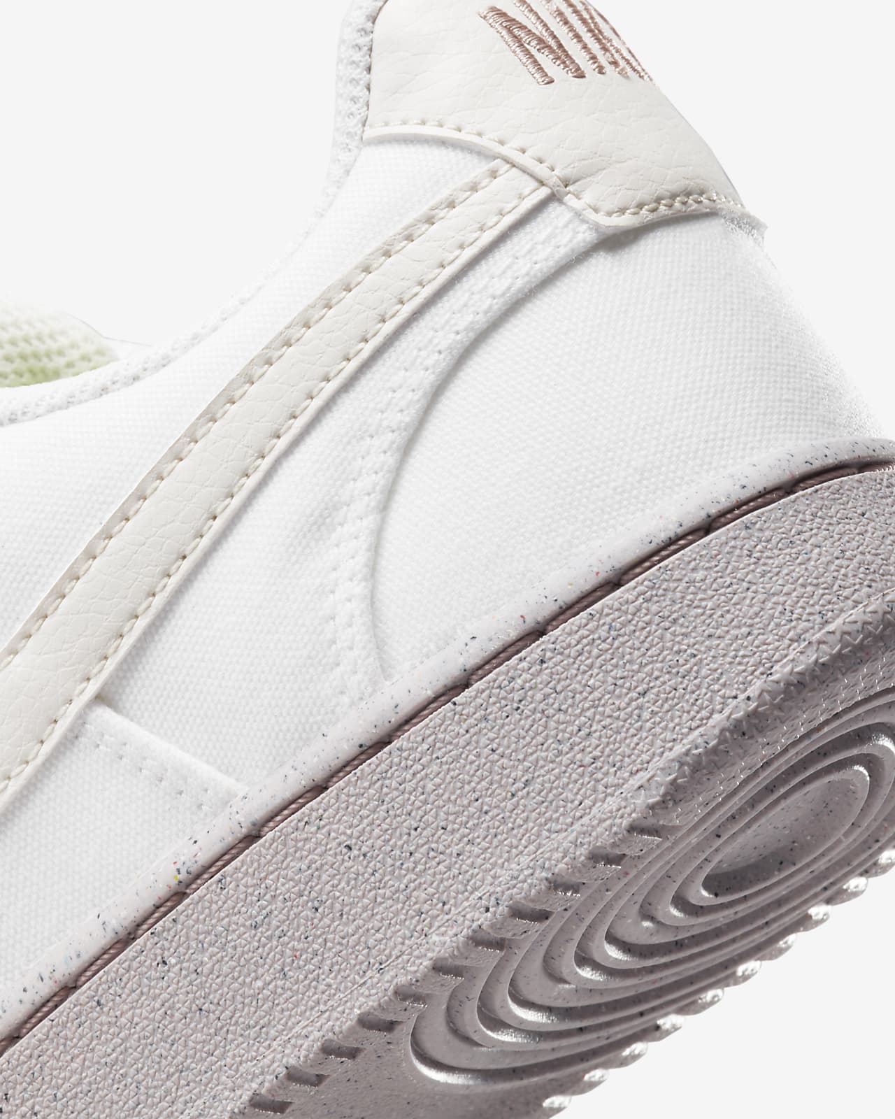 tenis nike court vision low canvas para mujer