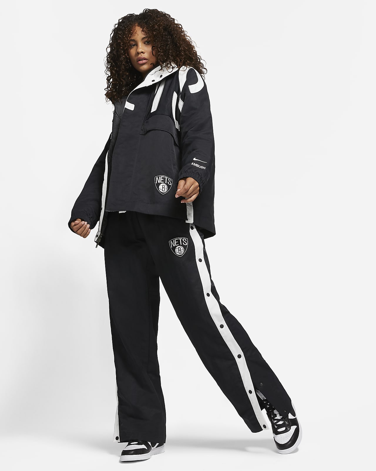 Nike x ambush women's reversible 2024 jacket black