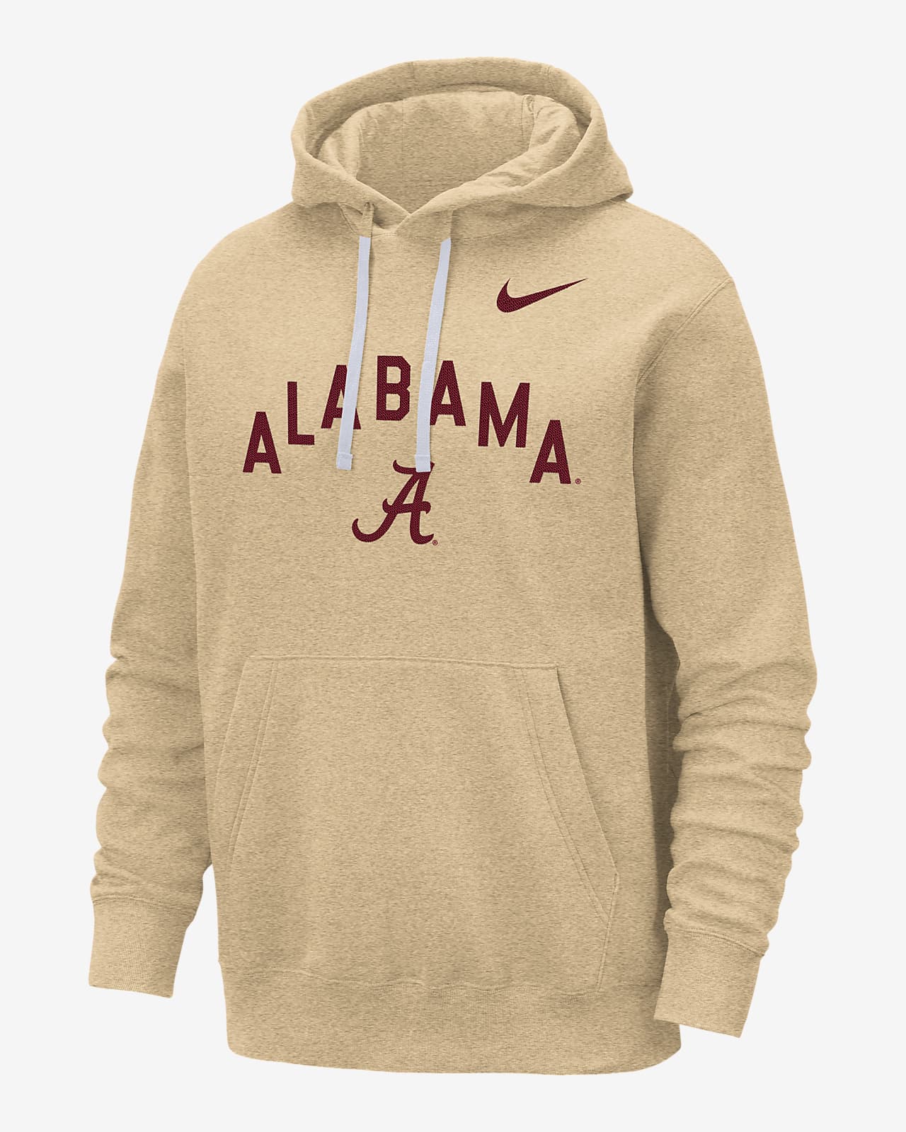 Alabama Club Fleece Men's Nike College Pullover Hoodie. Nike.com