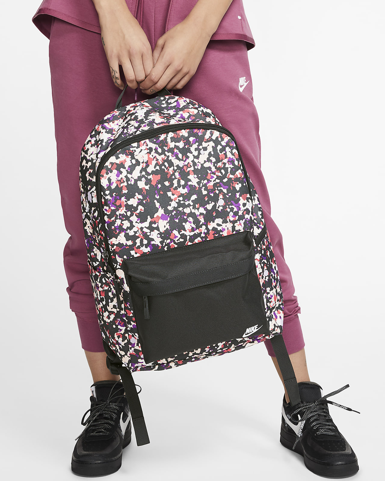 nike paint splatter backpack