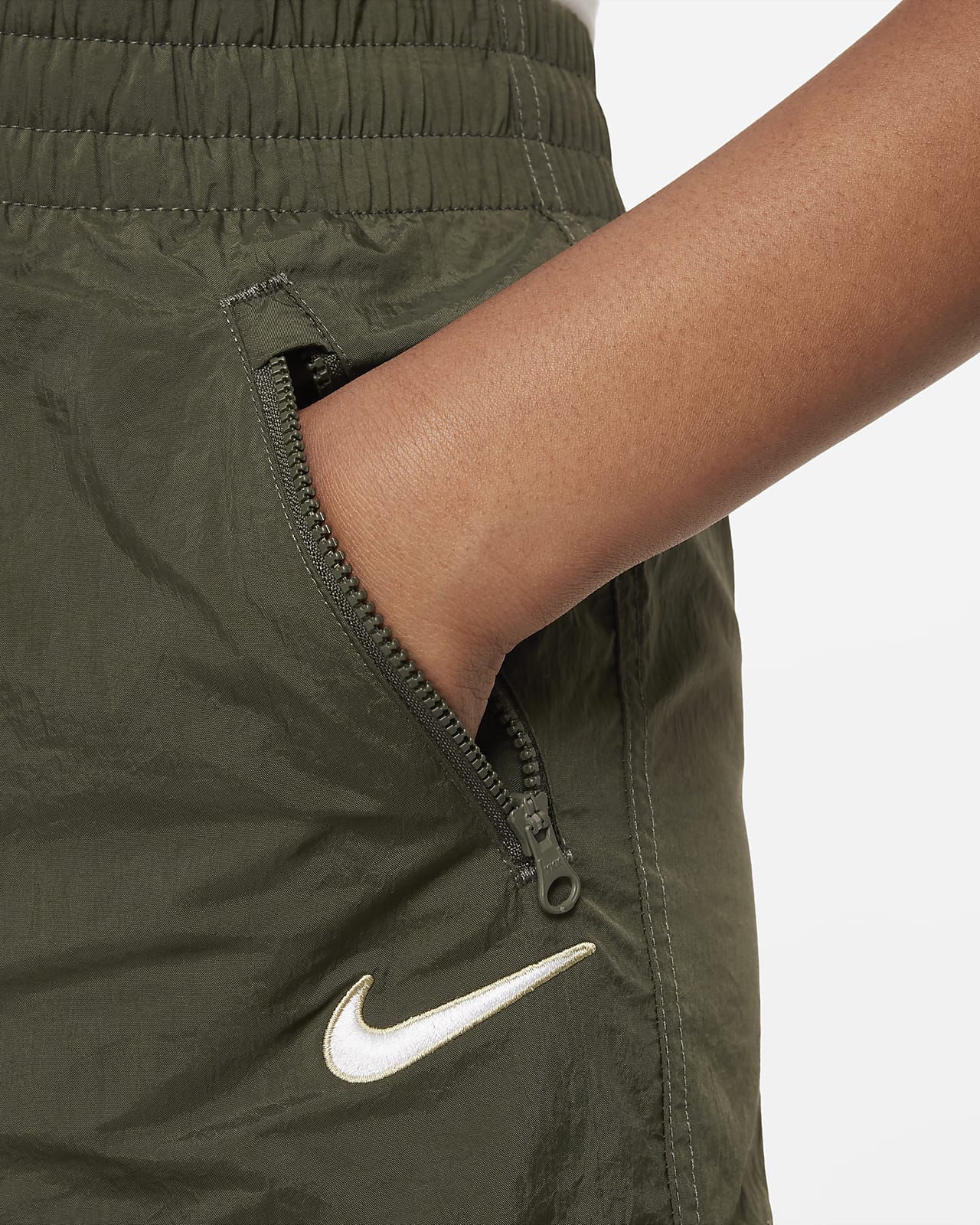 Nike Sportswear Big Kids' (Girls') Woven Cargo Pants.