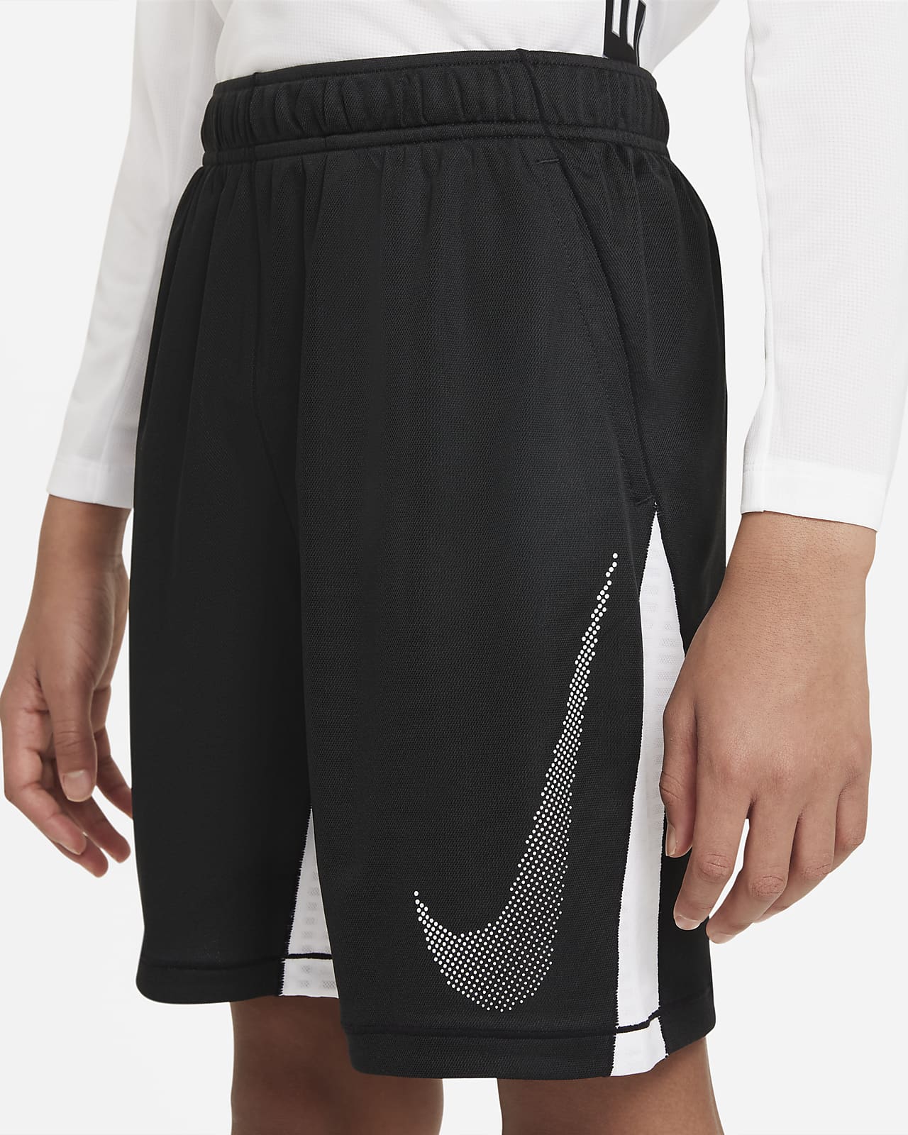 nike white training shorts