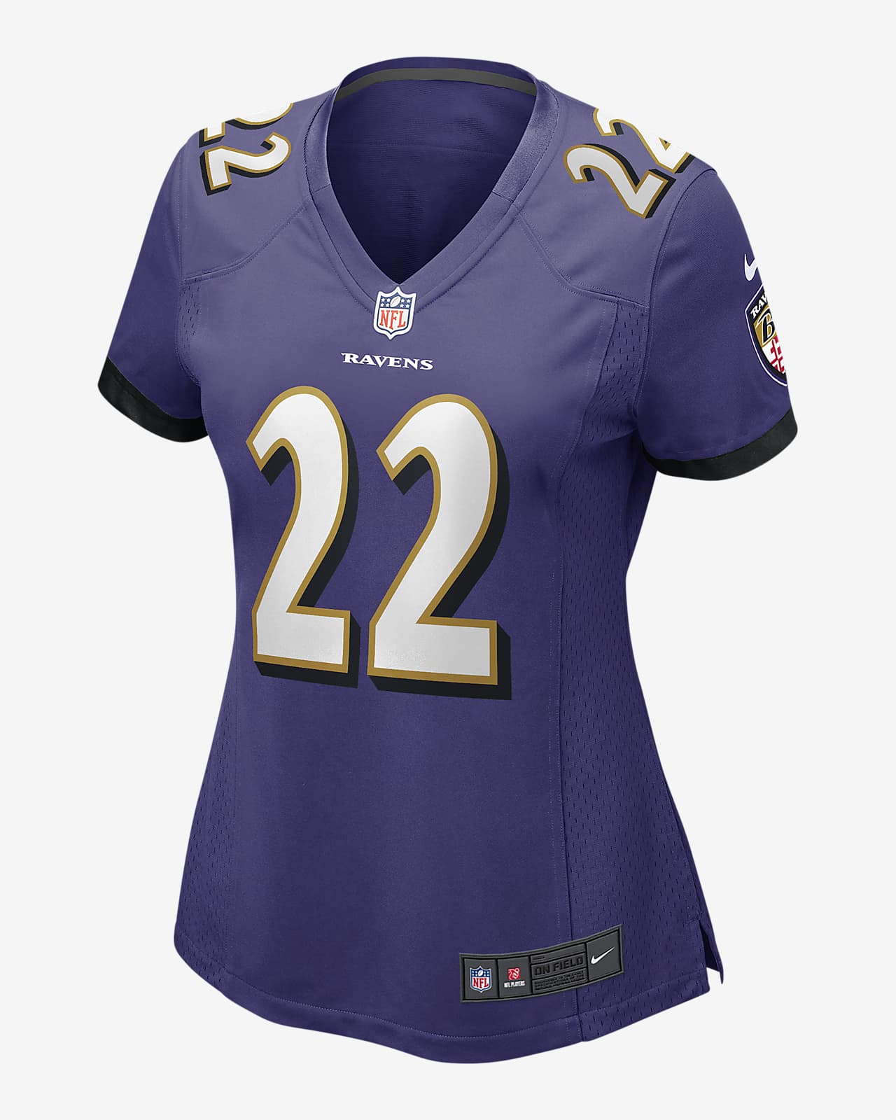Jersey de fútbol americano Nike de la NFL Game para mujer Derrick Henry Baltimore Ravens