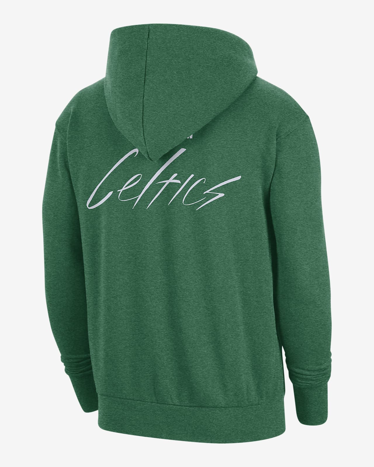 Boston Celtics Big Logo Hooded Pullover Sweatshirt Men sz L Green NBA  Basketball
