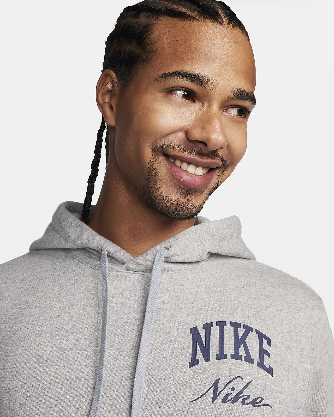 Nike Men's Sportswear Club Fleece Pullover Hoodie in Purple - ShopStyle