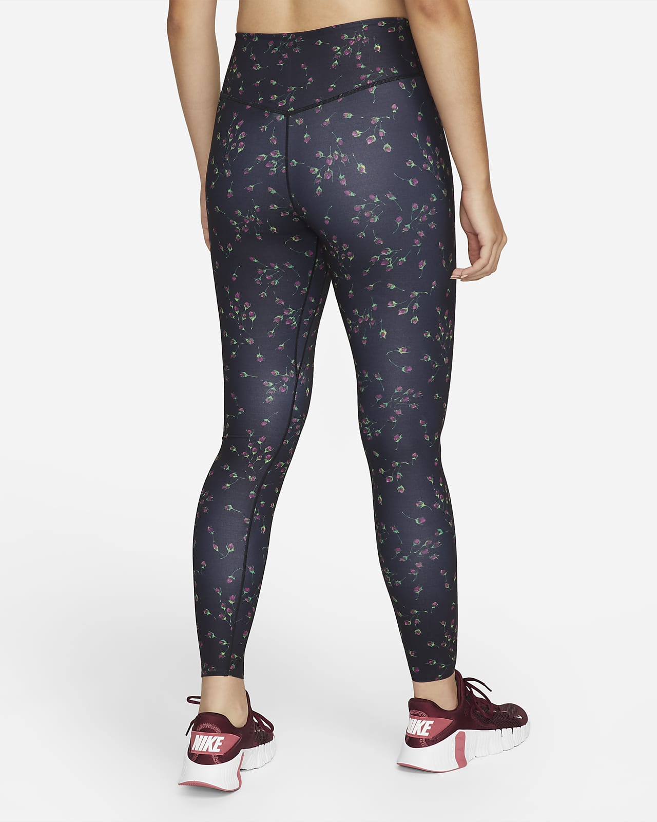 Nike One Luxe Icon Clash Women's Mid-Rise Printed Leggings