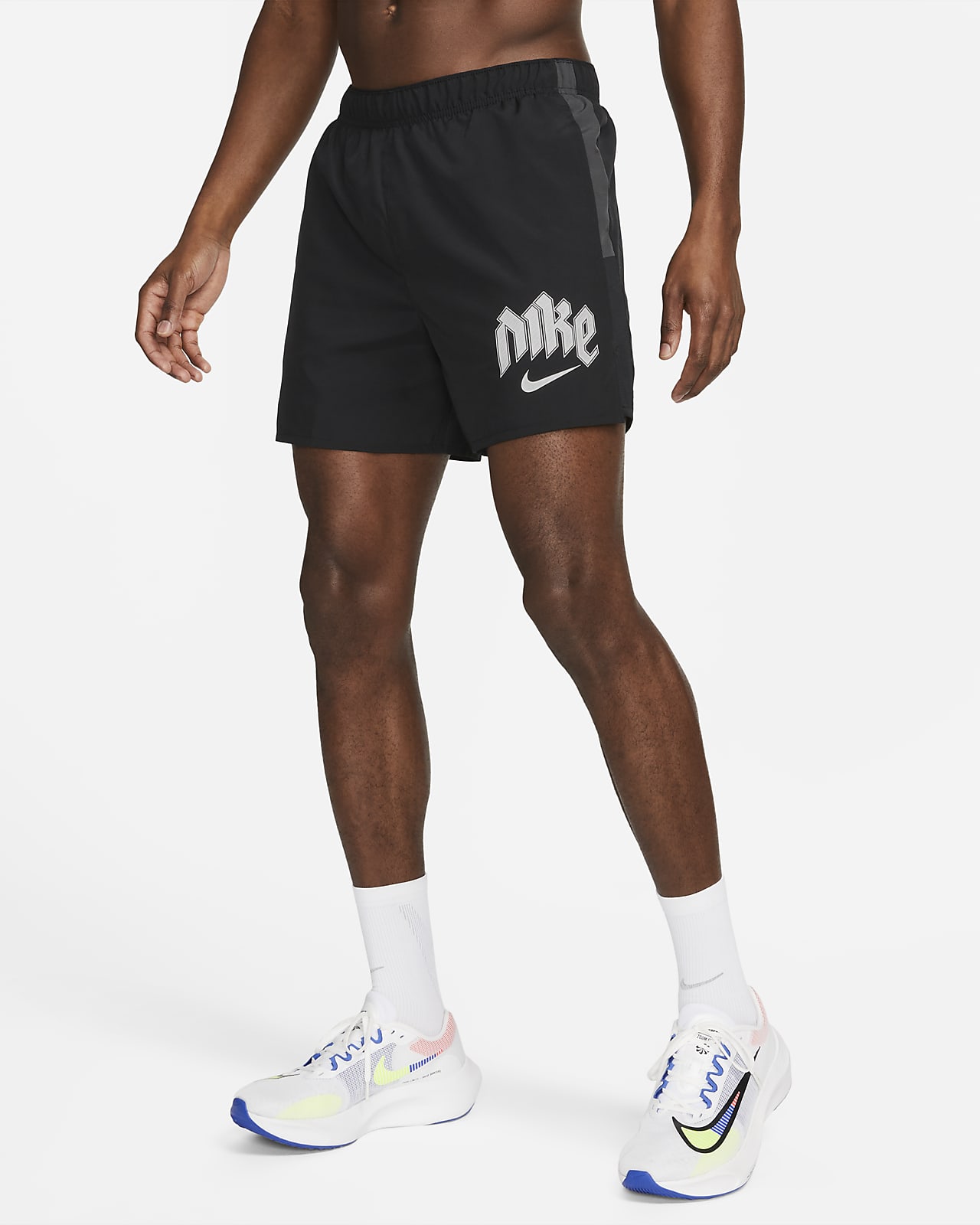 Nike Dri-FIT Division Challenger Hardloopshorts met binnenbroek voor heren (13 cm). Nike NL