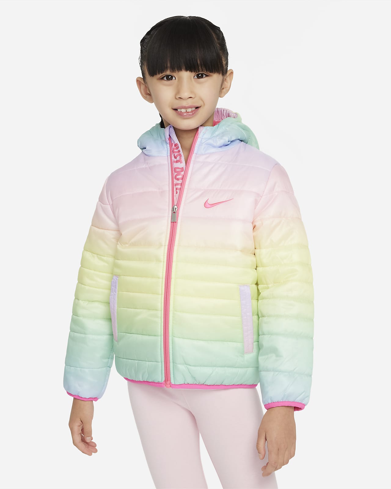 Buy Girls Pink Printed Hooded Full Sleeve Girls Jacket Online in India -  Monte Carlo