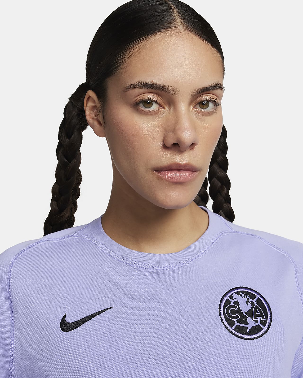 Playera de f tbol de manga corta Nike para mujer Club Am rica Travel Third
