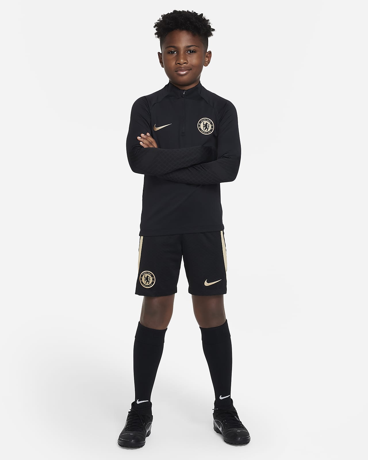 Eerste Panter Compatibel met Chelsea FC Strike Big Kids' Nike Dri-FIT Knit Soccer Drill Top. Nike.com