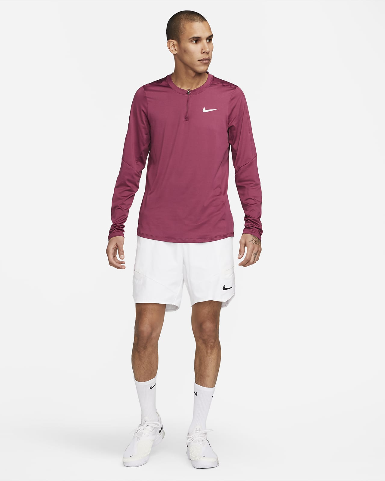 overhemd Gemeenten Bevestiging NikeCourt Dri-FIT Advantage Men's Half-Zip Tennis Top. Nike.com