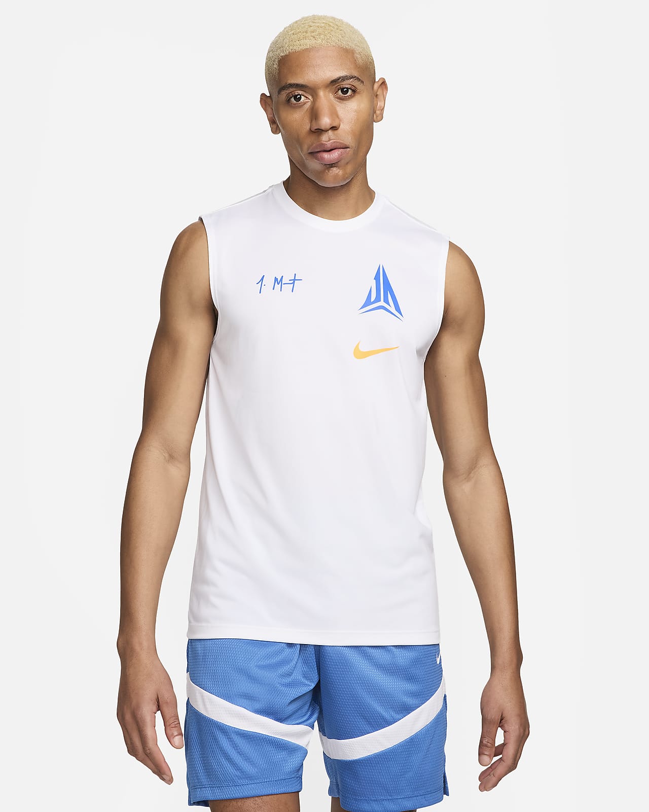 Ärmlös basket-t-shirt Dri-FIT Ja för män
