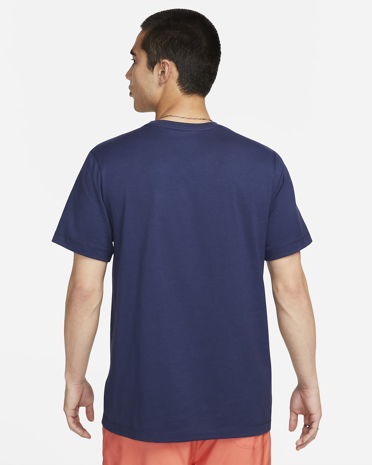 Tee-shirt Nike Sportswear bleu pour homme - Petit logo Nike