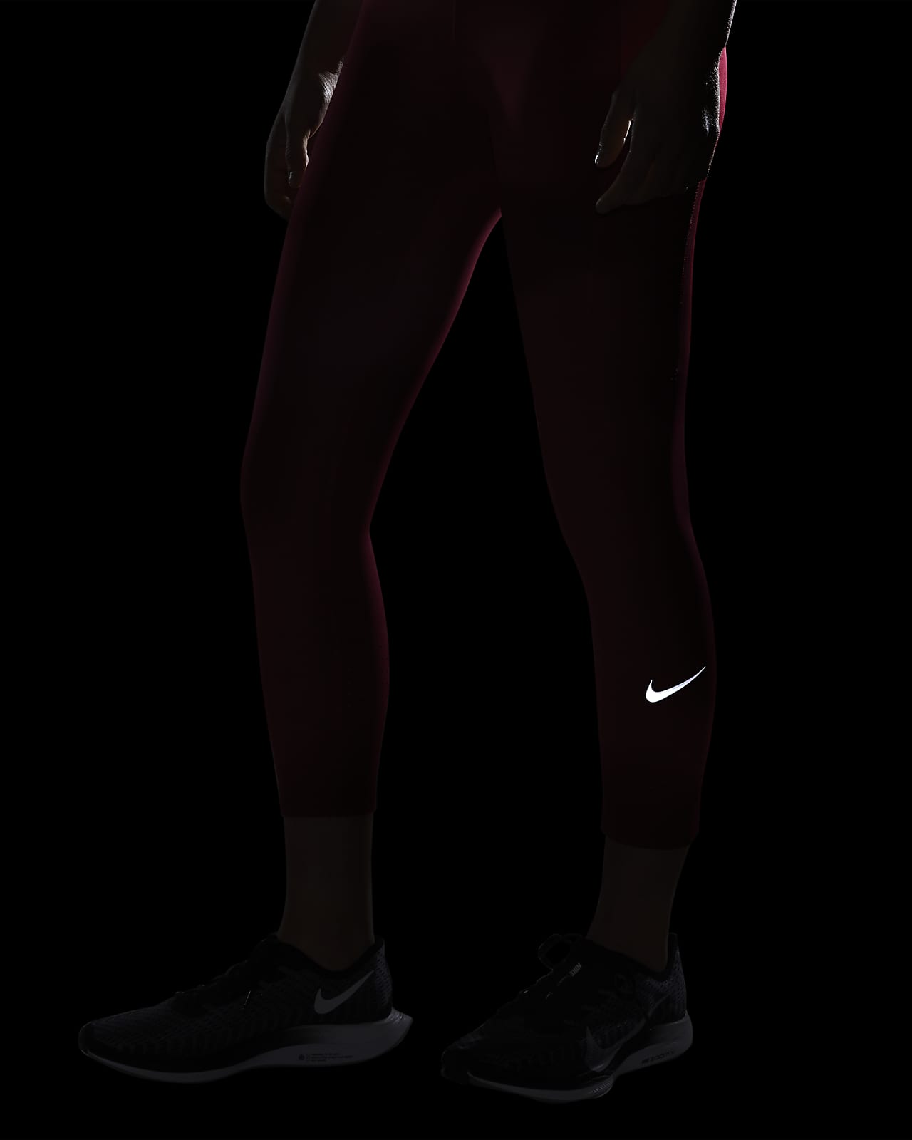 Crop Pocket Running Leggings. Nike LU