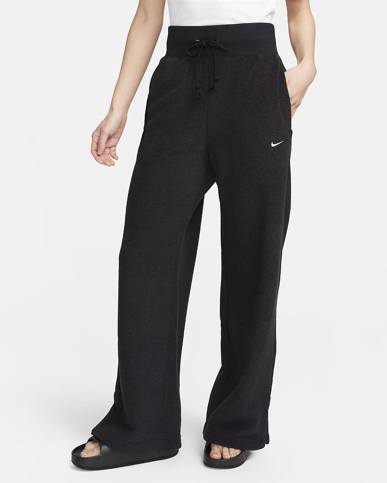 Nike Sportswear Phoenix Plush Women's High-Waisted Wide-Leg Cosy Fleece  Trousers. Nike ID