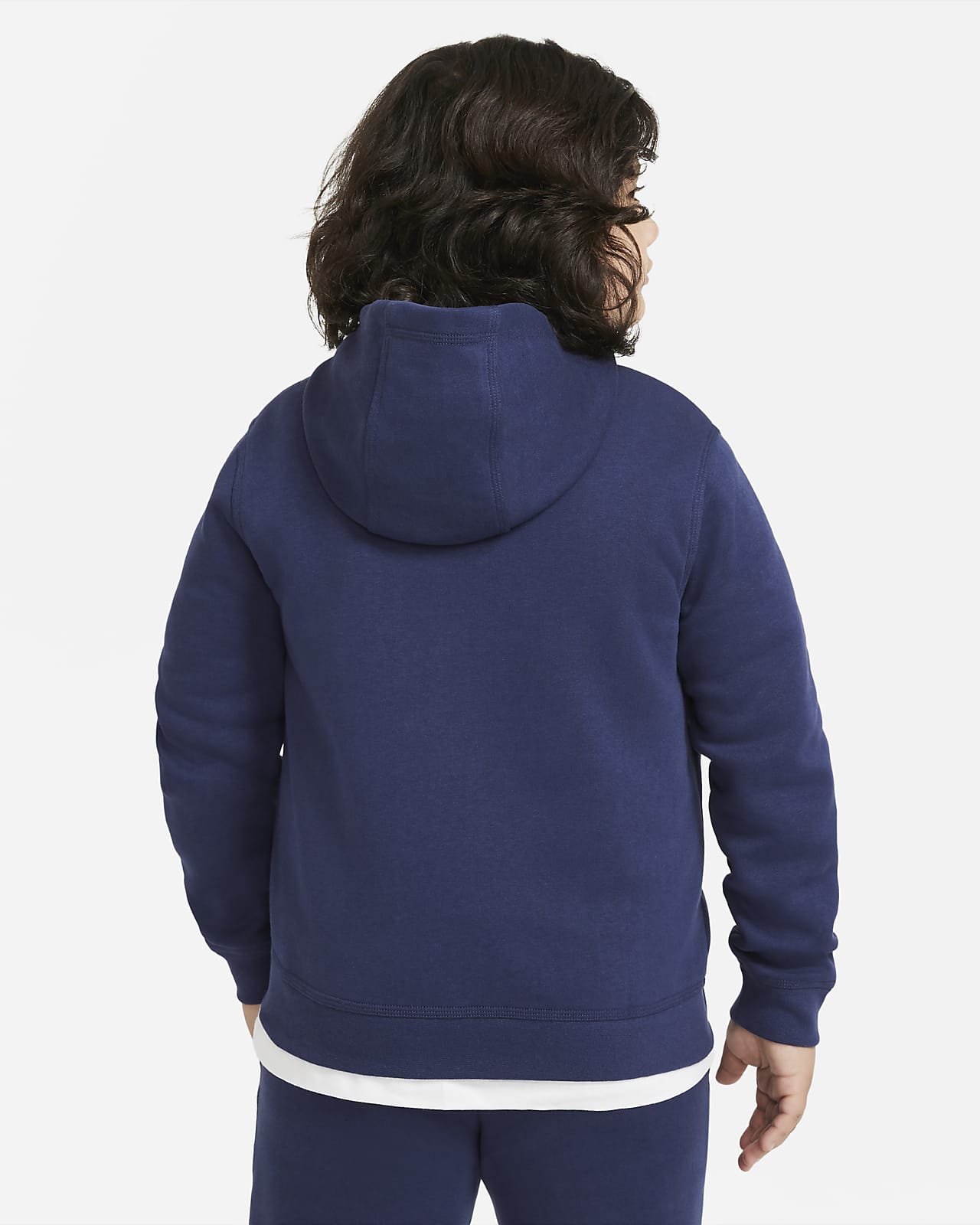 nike boys nsw club full zip hoodie