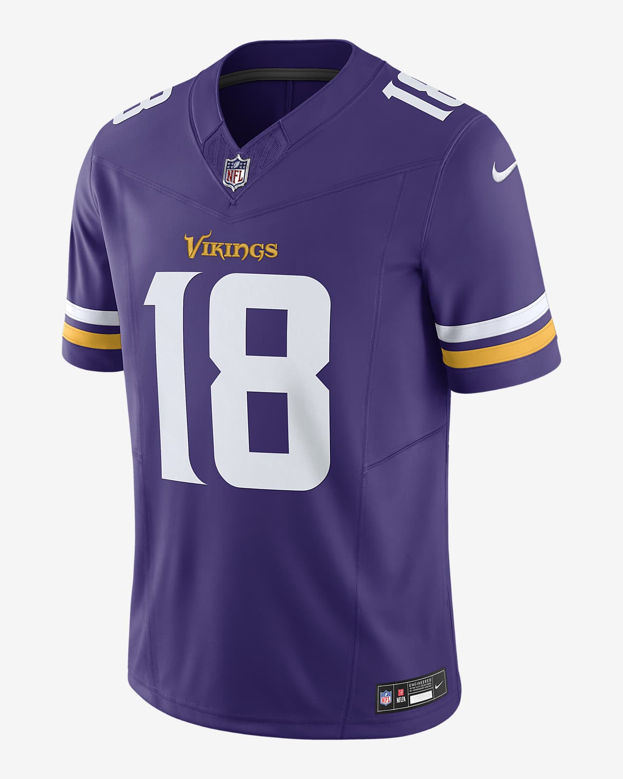Justin Jefferson Minnesota Vikings Nike Player Game Jersey - Purple