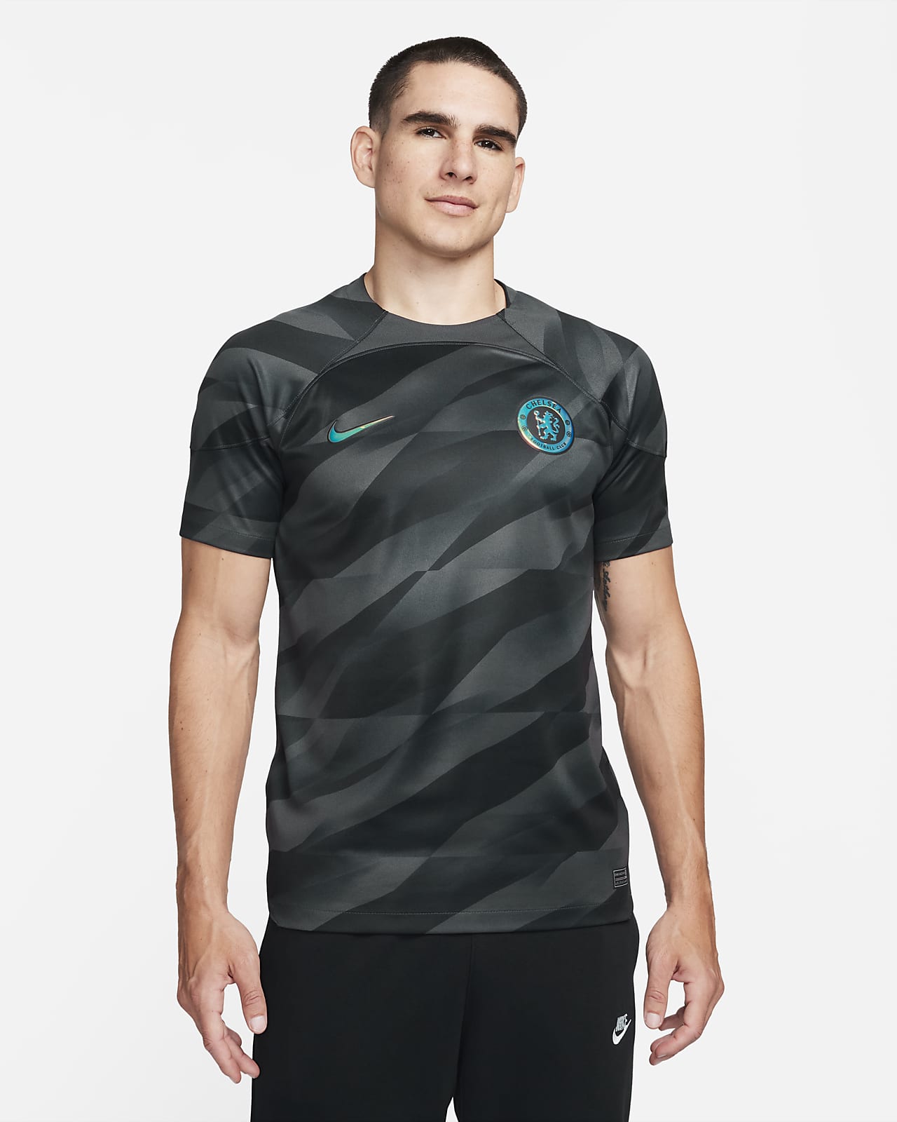 Chelsea FC 2023/24 Stadium Goalkeeper Men's Nike Dri-FIT Soccer  Short-Sleeve Jersey