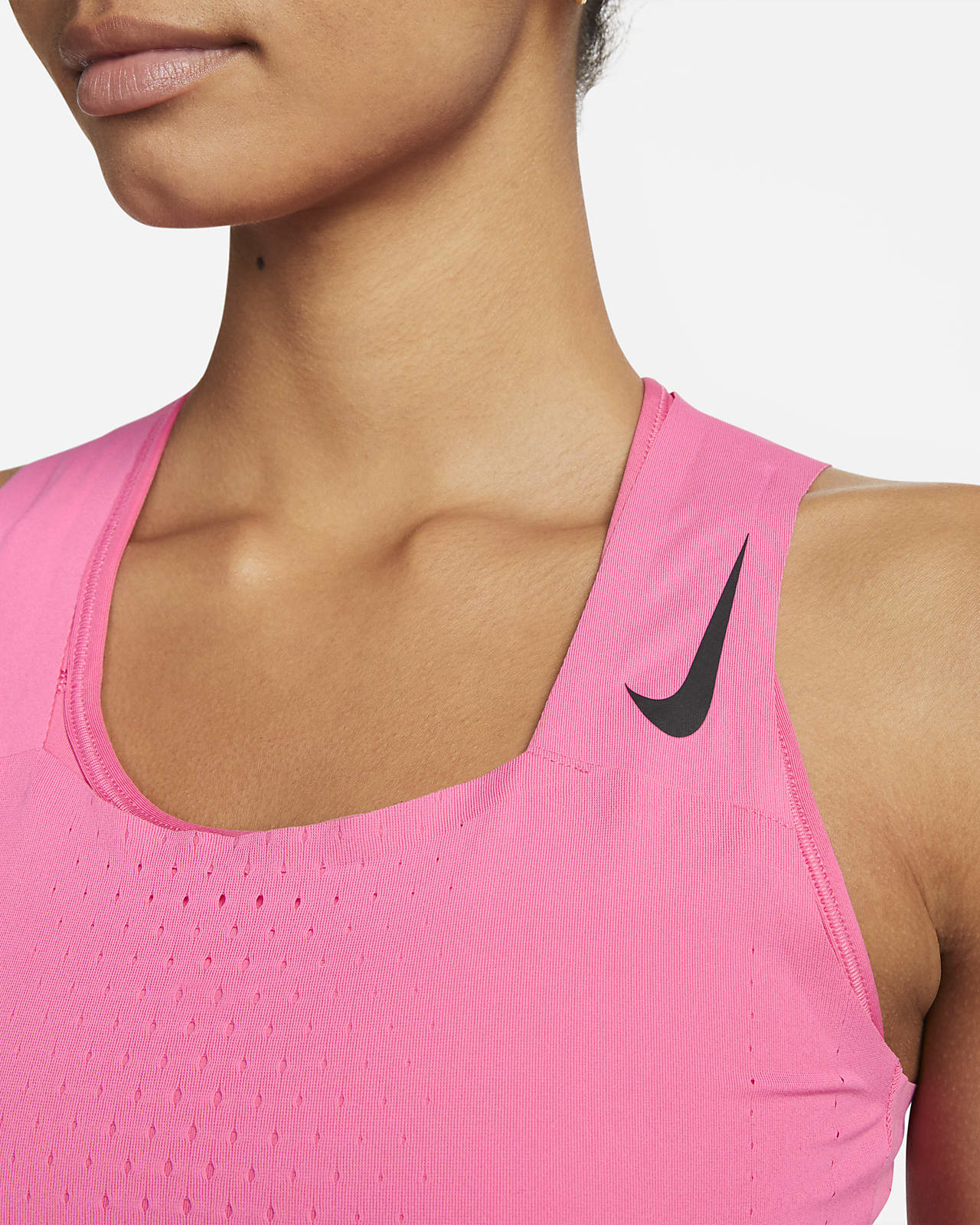 Nike Women's Dri-Fit Tank, Pink, Size XL