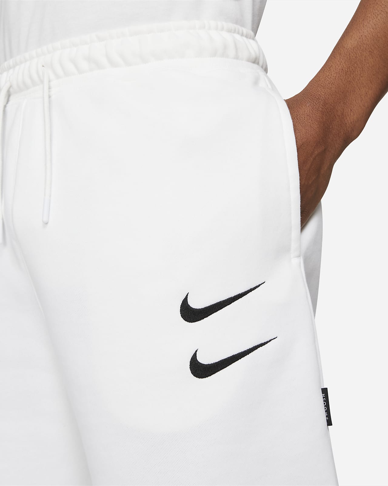 nike sportswear swoosh men's french terry trousers