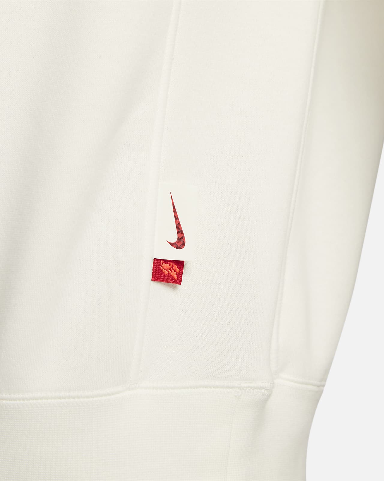 Nike Sportswear MOCK NECK - Sweatshirt - oil green/white/olive 