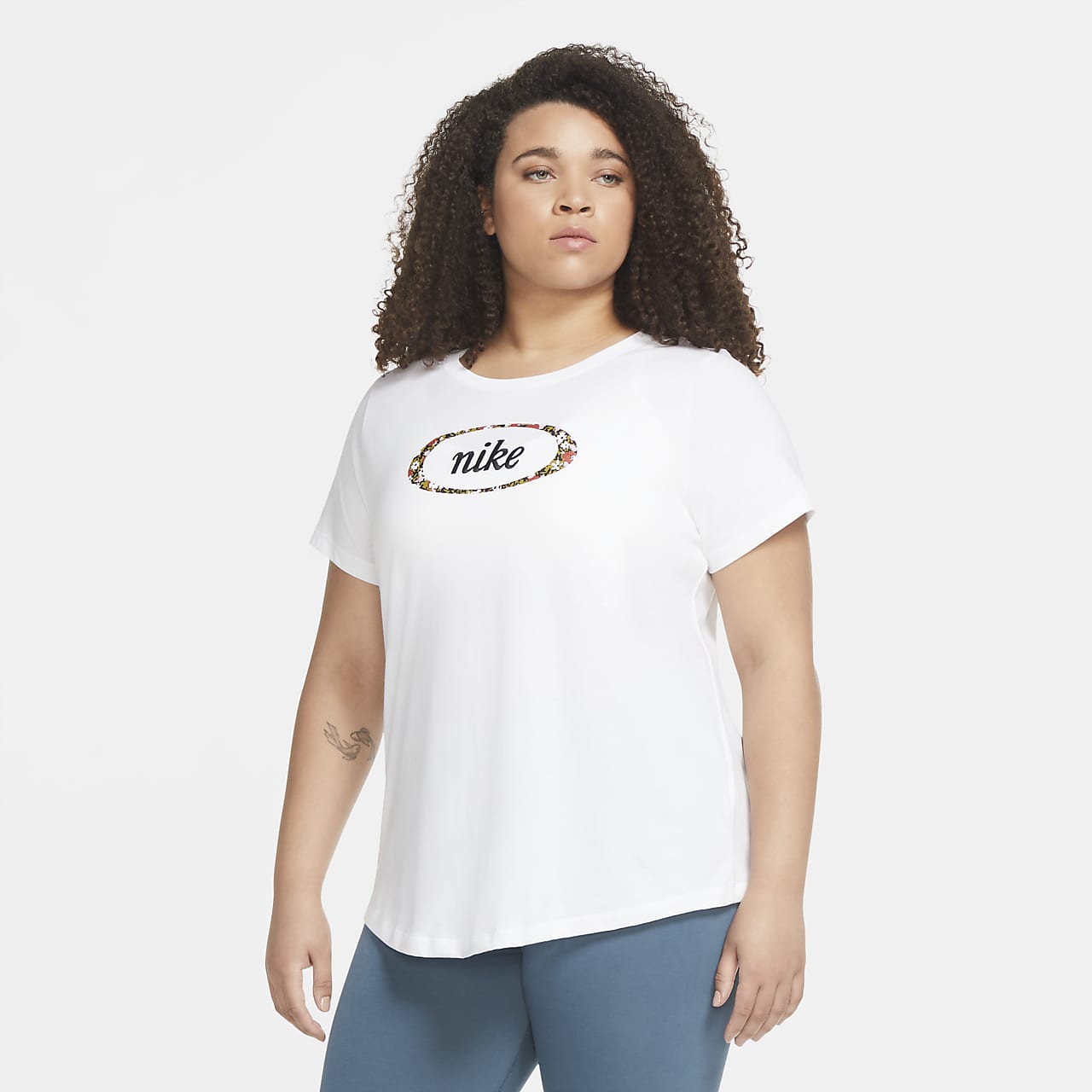 tee shirt blanc nike femme