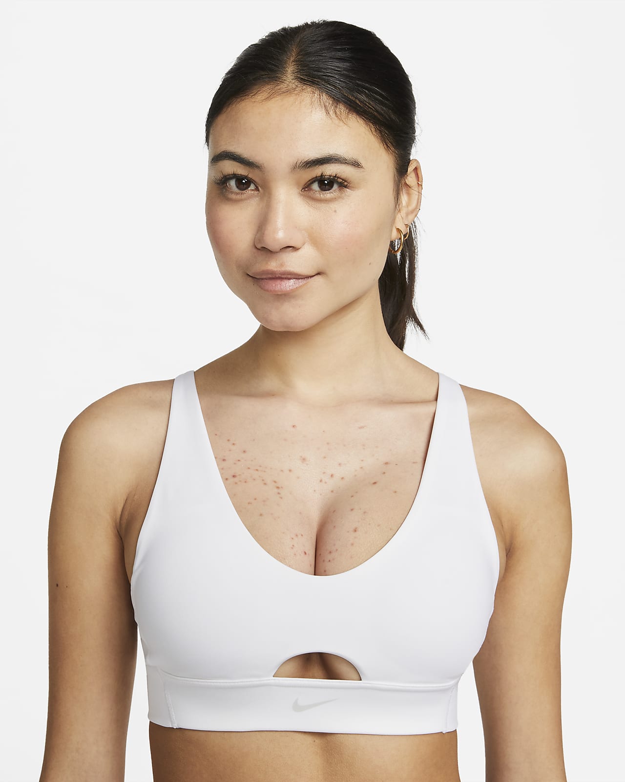 Pro Indy Plunge Medium Support Padded Sports Bra by Nike Online, THE  ICONIC