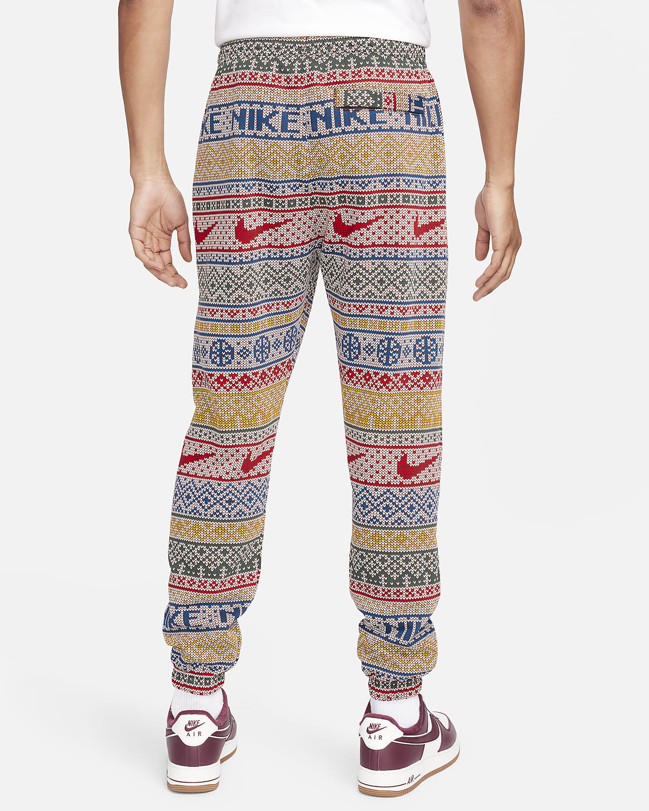 Holiday Nike Sportswear Club Fleece Pants.