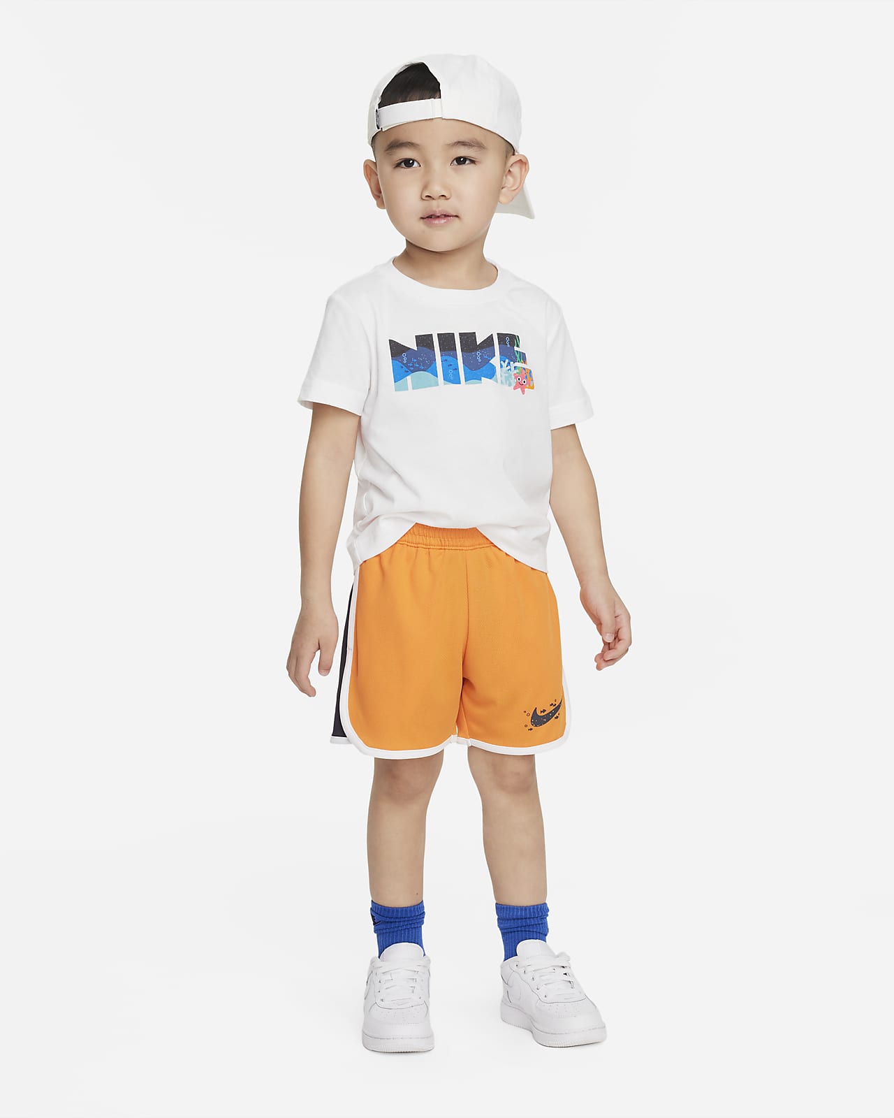 Nike Sportswear Coral Reef Mesh Shorts Set Toddler 2 piece Set