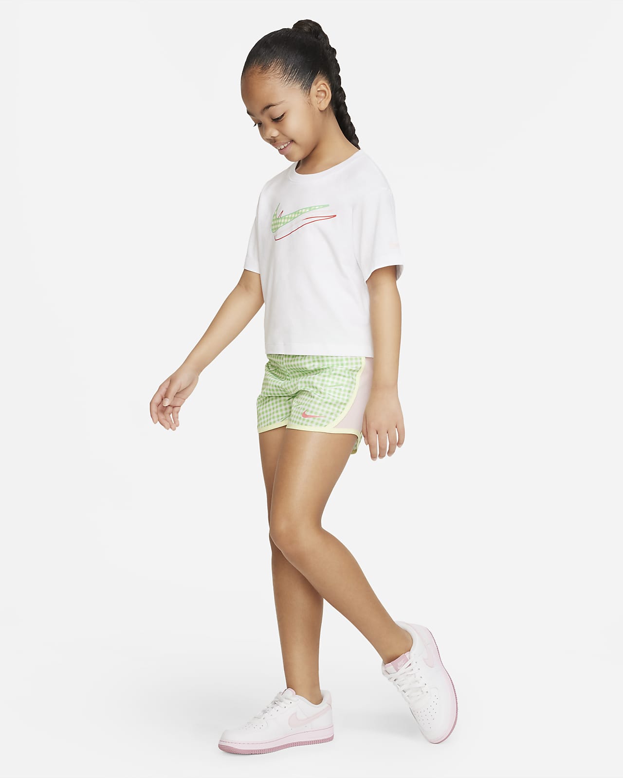 Nike Boxy Swoosh Camiseta de Tenis Niña - Playful Pink