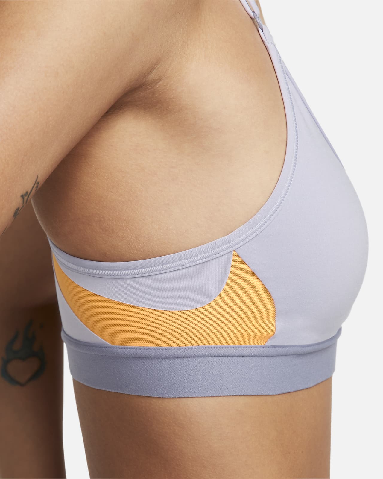 Nike Indy Women's Light-Support Padded V-Neck Sports Bra (Plus Size). Nike  SI