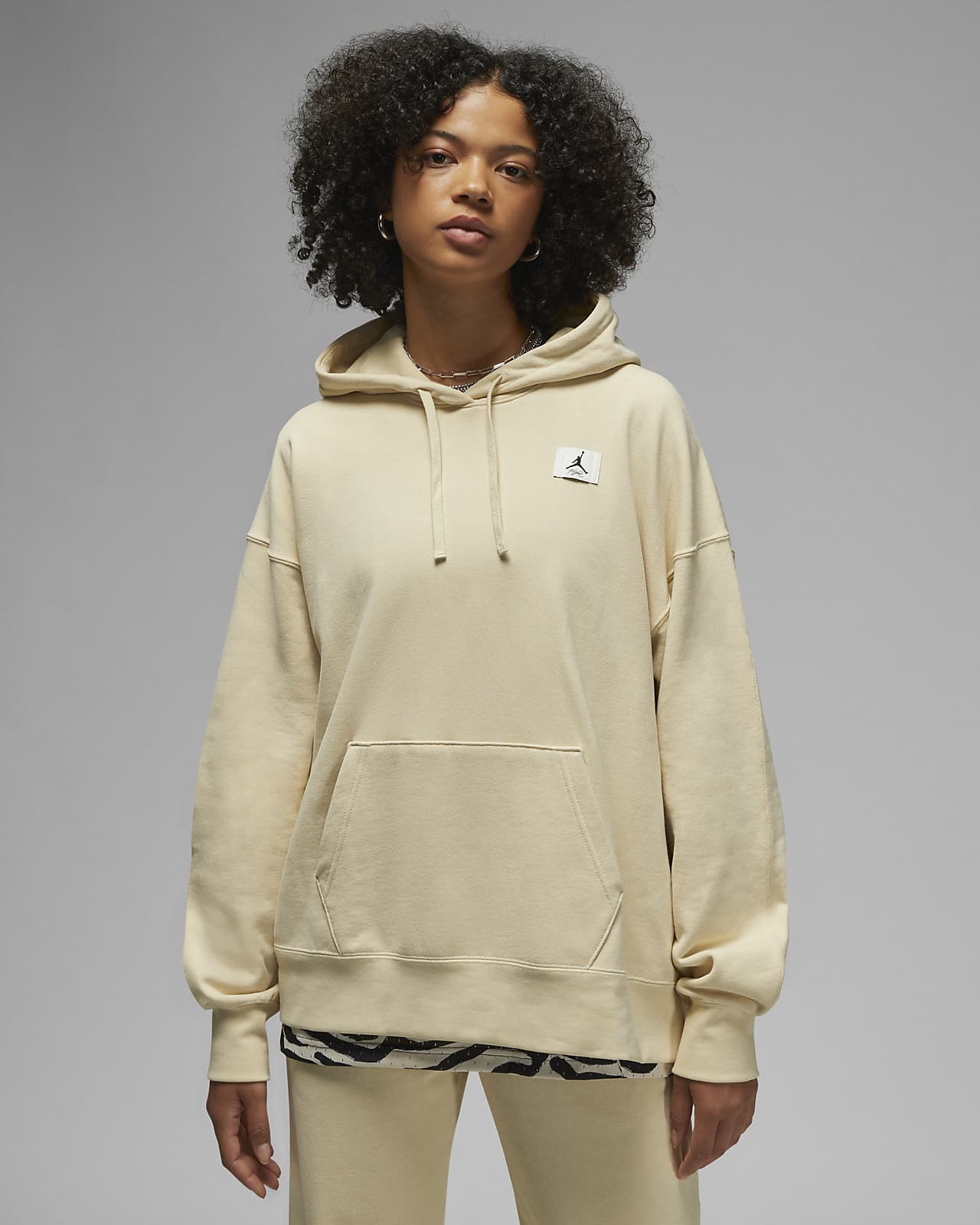 Jordan Flight Fleecehoodie voor dames. Nike BE