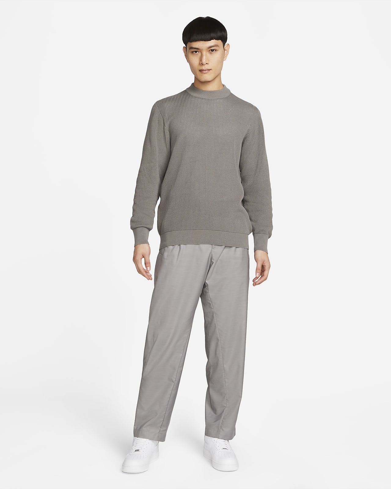 grey jumper men's nike