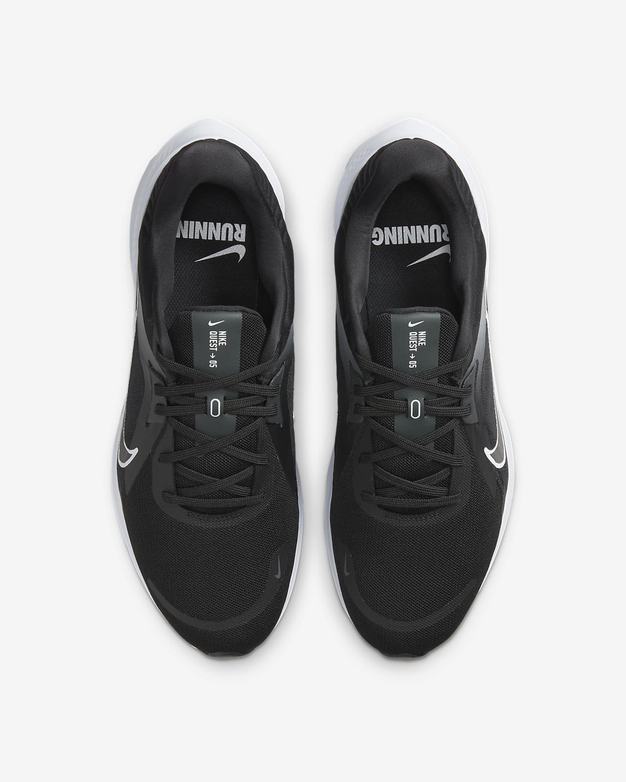 Nike Revolution 5 Ext Womens Shoes Size 5, Color: Black/White/Lt Grey -  Walmart.com