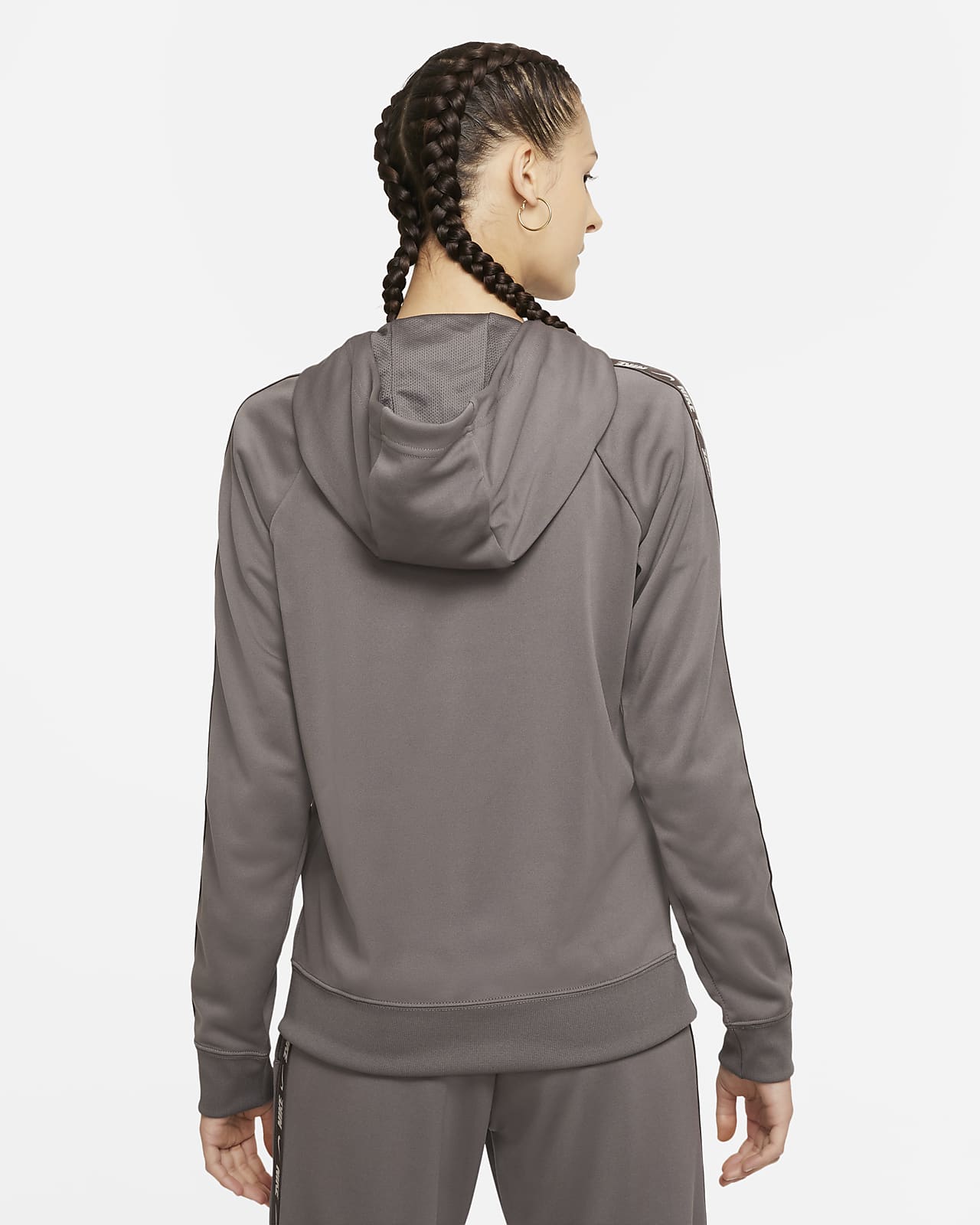 woven pullover hoodie