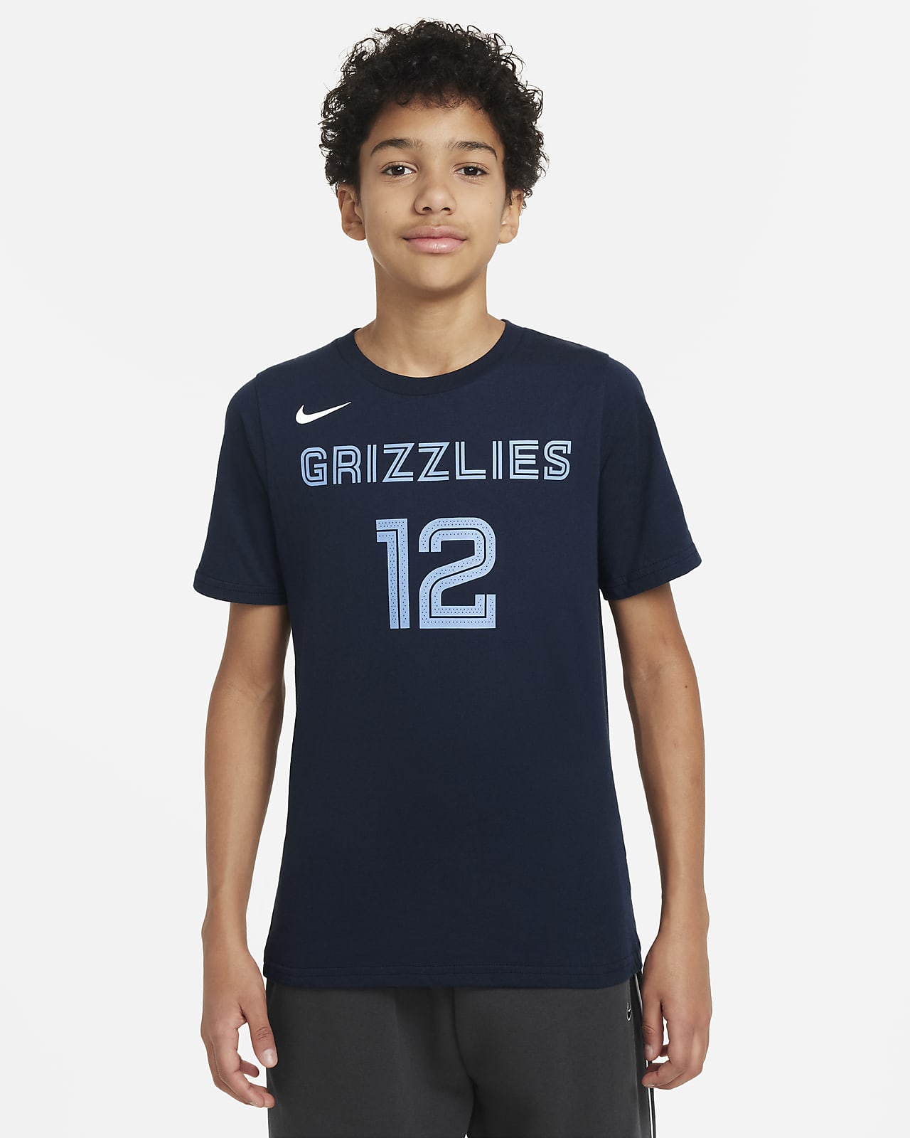 T-Shirt Nike NBA Ja Morant Μέμφις Γκρίζλις για μεγάλα παιδιά