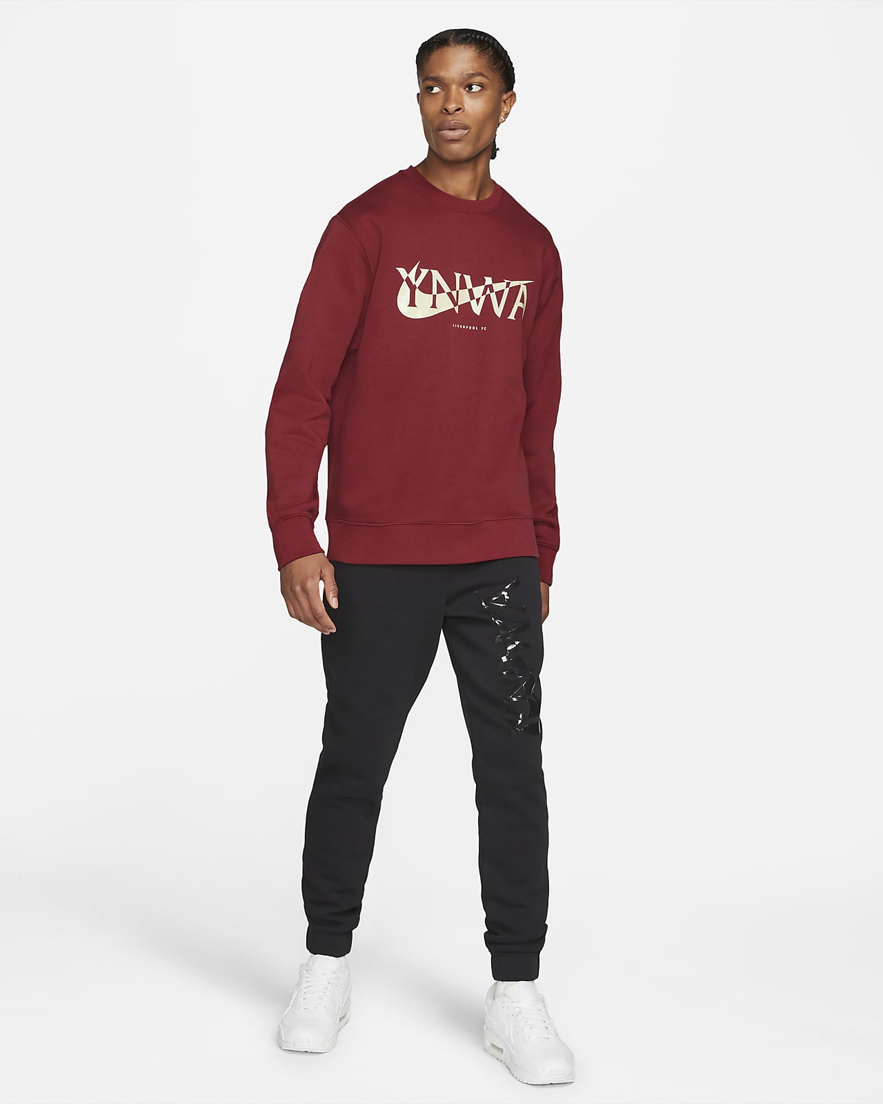 nike liverpool crew neck sweatshirt