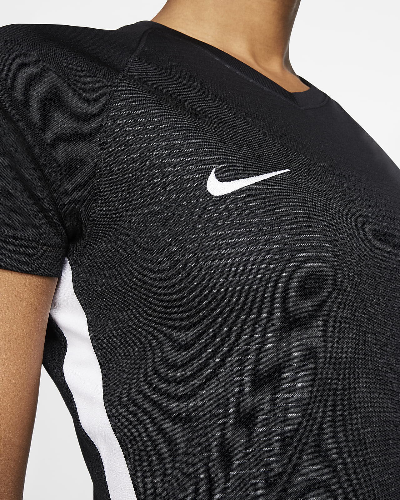Nike Women's Tiempo Premier SS Soccer Jersey - Black, M