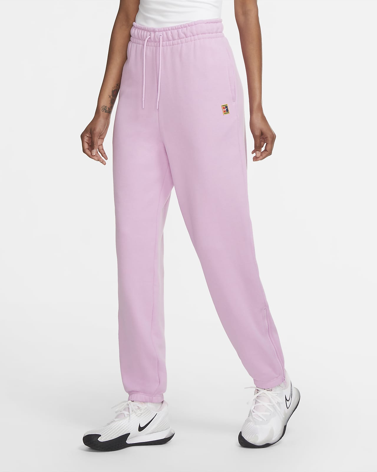 nike pink trousers