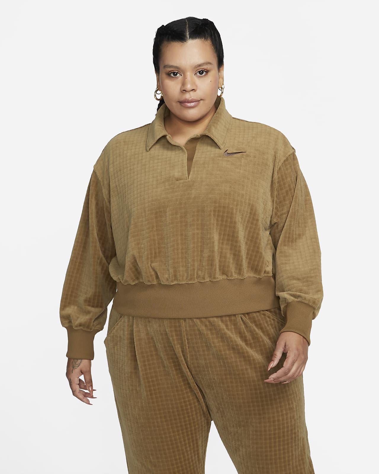 Nike Sportswear Women's Velour Polo (Plus Size)