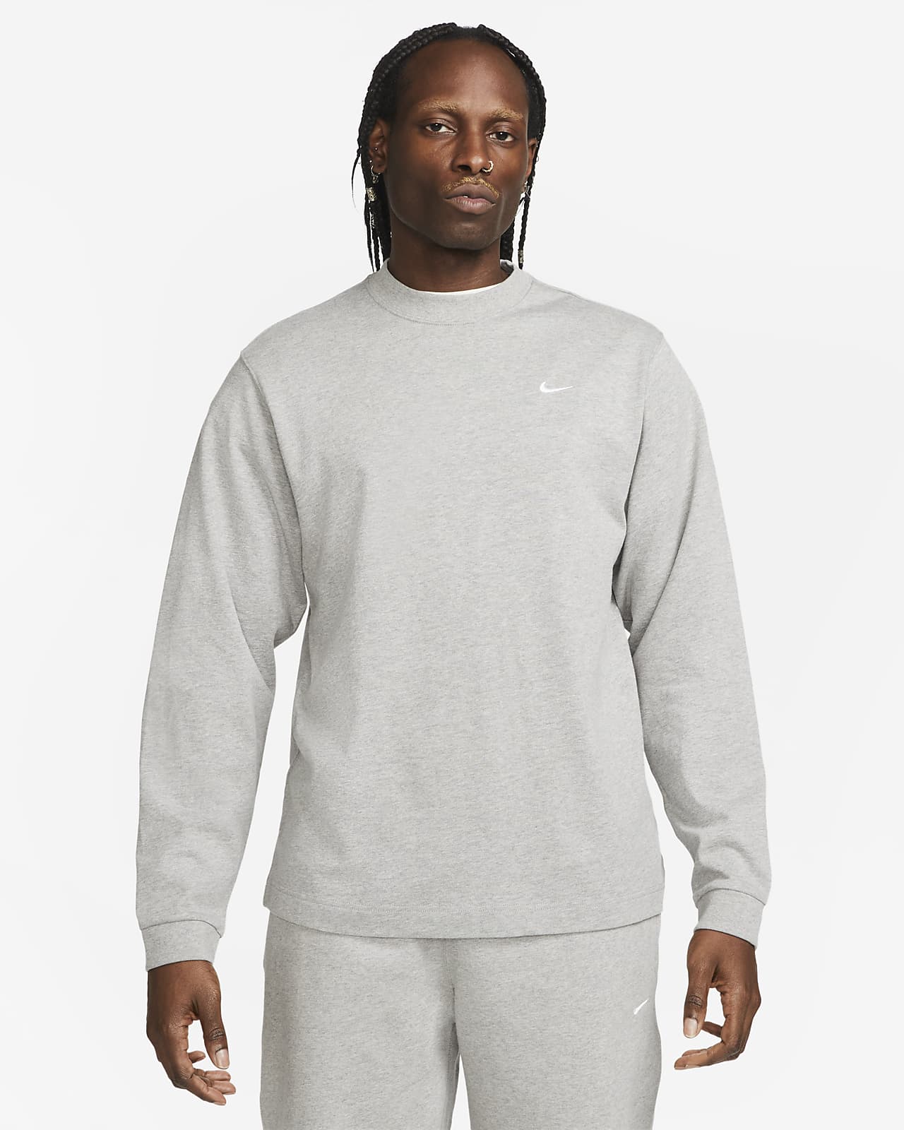 Nike Solo Swoosh Men's Long-Sleeve Top. Nike FI