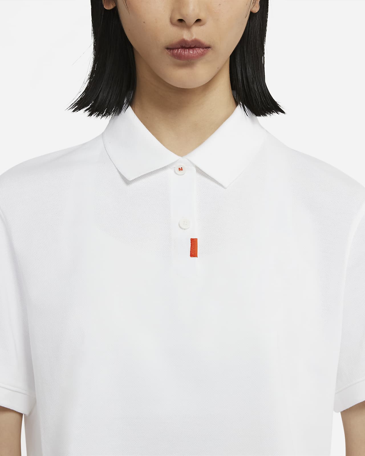 white nike polo shirt womens