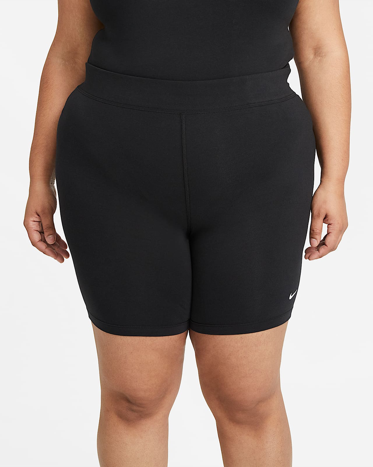 Shorts da ciclista a vita media Nike Sportswear Essential (Plus size)-  Donna. Nike IT