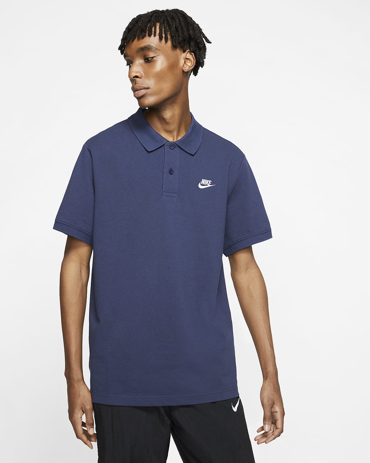 Navy blue on sale nike polo