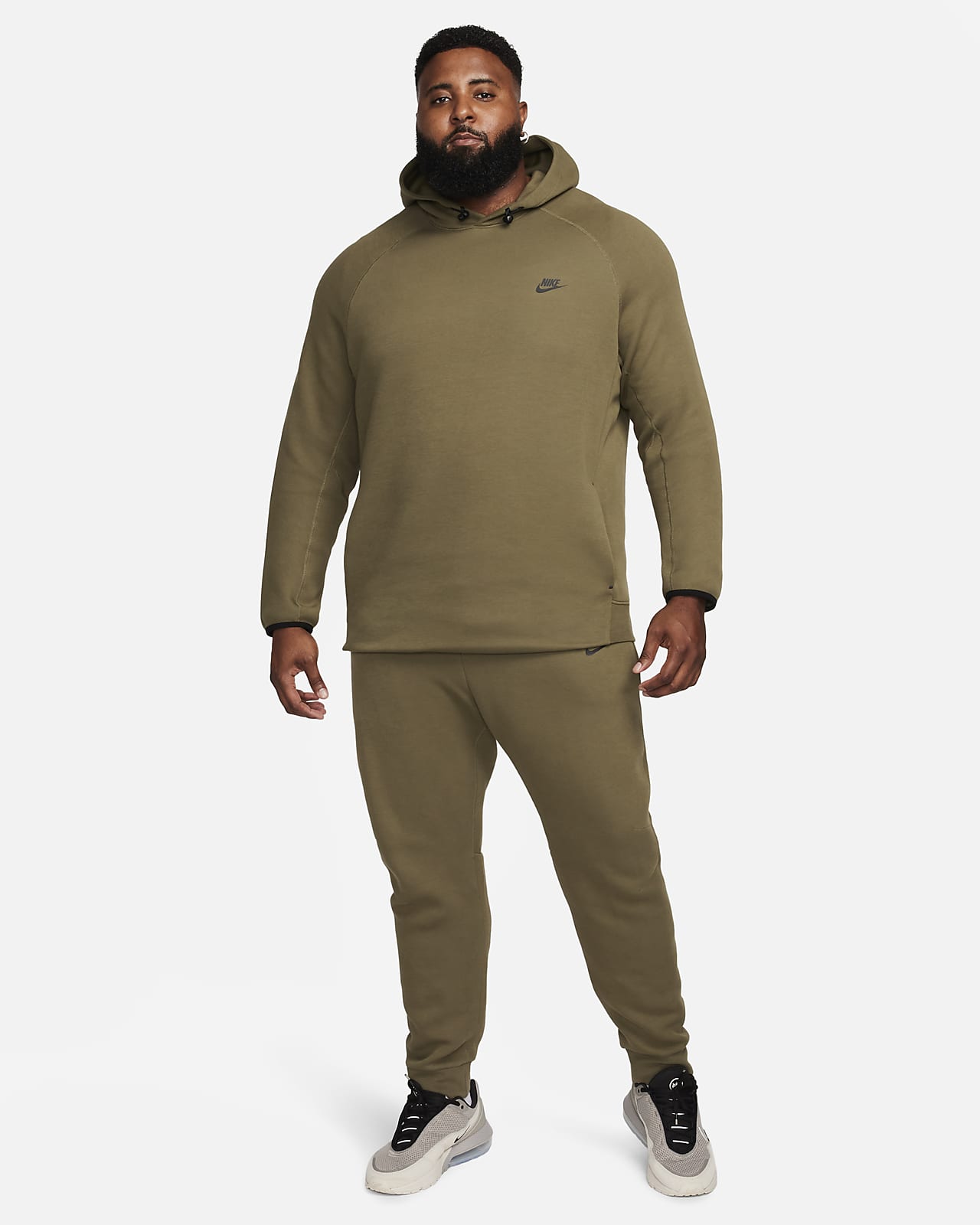 brown tech fleece nike