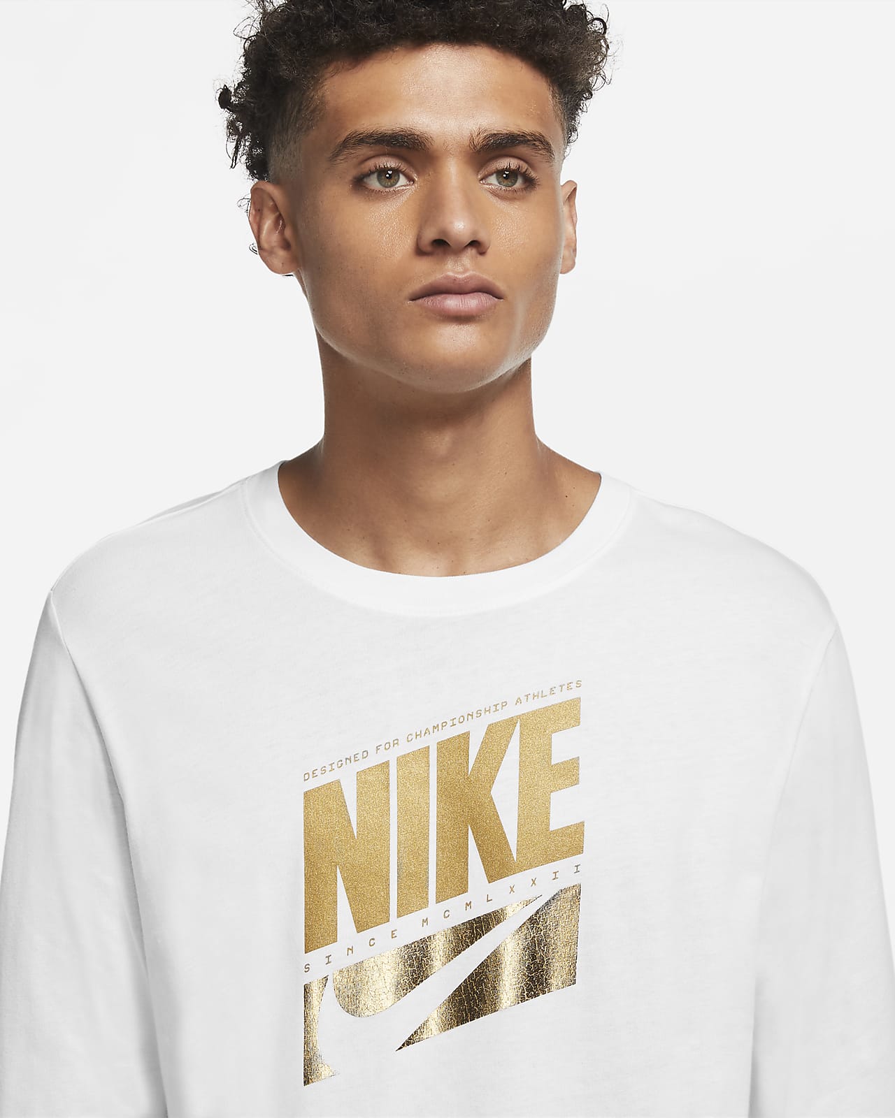 black and tan nike shirt